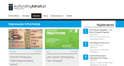 Desktop Screenshot of kulturalnytorun.pl